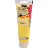 ペベオ・ジャポン Pebeo デコクリーム 120mlマット イエロー 089004 1本 555-9468（直送品）