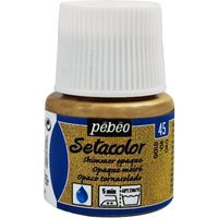 ペベオ・ジャポン ペベオ 布用水性アクリル絵具セタカラーシマー 45ml ゴールド 295045 1本 576-0309（直送品）