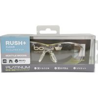 Bolle Safety RUSH+シアトルモカ クリアレンズ JIS ブリスタパッケージ PSSRUSPA03BL 1個 592-8781（直送品）