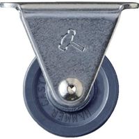 ハンマーキャスター ハンマー G型 固定 エラストマー車 25mm 420R-U25 1個 609-4204（直送品）