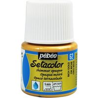 ペベオ・ジャポン ペベオ 布用水性アクリル絵具セタカラーシマー 45ml リッチゴールド 295062 1本 575-8772（直送品）