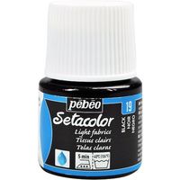 ペベオ・ジャポン ペベオ 布用水性アクリル絵具セタカラー透明色 45ml ブラックレーキ 329019 1本 575-8804（直送品）