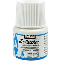 ペベオ・ジャポン ペベオ 布用水性アクリル絵具セタカラー 45ml ライトニングメディウム 391014 1本 575-8798（直送品）