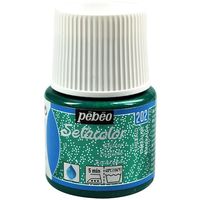 ペベオ・ジャポン ペベオ 布用水性アクリル絵具セタカラーグリッター 45ml エメラルド 329202 1本 575-8767（直送品）