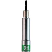 MUSTTOOL 軸交換式落下防止ソケット12角 差込6.35x対辺21mm×全長165mm RBS21SLー12K 19952 1個（直送品）