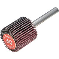 TRUSCO エコノミーフラップホイール 軸径6mm 外径25X幅25X軸長35 #60(5個入) EF2525-60 1箱(5個)（直送品）