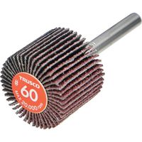 TRUSCO エコノミーフラップホイール 軸径6mm 外径30X幅25X軸長35 #60(5個入) EF3025-60 1箱(5個)（直送品）