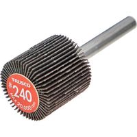 TRUSCO エコノミーフラップホイール 軸径6mm 外径25X幅25X軸長35 #240(5個入) EF2525-240 1箱(5個)（直送品）