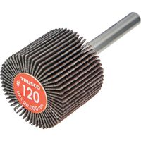 TRUSCO エコノミーフラップホイール 軸径6mm 外径30X幅25X軸長35 #120(5個入) EF3025-120 1箱(5個)（直送品）