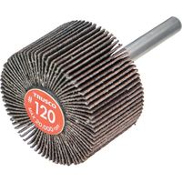 TRUSCO エコノミーフラップホイール 軸径6mm 外径40X幅25X軸長35 #120(5個入) EF4025-120 1箱(5個)（直送品）