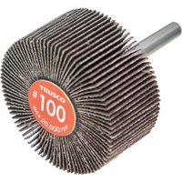 TRUSCO エコノミーフラップホイール 軸径6mm 外径50X幅25X軸長35 #100(5個入) EF5025-100 1箱(5個)（直送品）