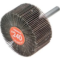TRUSCO エコノミーフラップホイール 軸径6mm 外径50X幅25X軸長35 #240(5個入) EF5025-240 1箱(5個)（直送品）