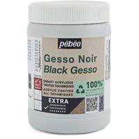 ペベオ・ジャポン ペベオ スチューディオ グリーン アクリリック ブラックジェッソ 225ml 818623 1本 601-6637（直送品）