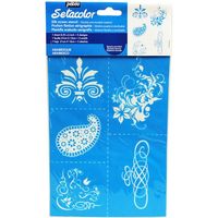 ペベオ・ジャポン ペベオ シルクスクリーンステンシル型 A5 アラビア唐草模様 329603 1本 603-6516（直送品）