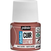 ペベオ・ジャポン Pebeo セタカラーレザー(革用)マット色 45mlNO.20 テラコッタ 295620 1本 607-4428（直送品）