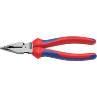 KNIPEX ニードルノーズペンチ コンフォートハンドル 185mm 0822185 1丁 610-7096（直送品）