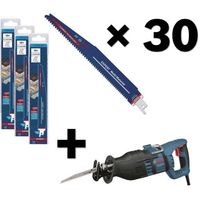 ボッシュ 超硬セーバーソーブレードマルチ建材用30枚100Vセーバーソーセット S1156XHM30GSA1200PESET 1セット（直送品）