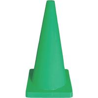 安全興業 安全コーン Wコーン 緑 KEY-794B 1本 652-8062（直送品）