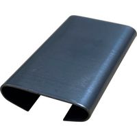 小島鋼業 ケイケイ 帯鉄用シール 0.5T×19W×38L (1000個入り) KKSEAL-05X19X38 1箱(1000個)（直送品）