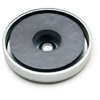 マグエバー MAGEVER フェライト磁石 キャップマグネット 丸型 44R(穴付き) 3C1044R4021 1個 654-1692（直送品）