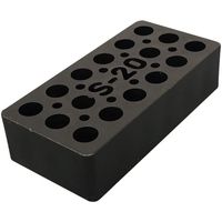 DAIDOHANT プラレベル Sー15 (W:幅)40mm×(D:奥行)80mm×(H:高さ)15mm 10177397 1セット(5個)（直送品）