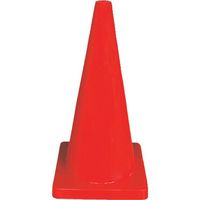 安全興業 安全コーン Wコーン 赤 KEY-794 1本 652-8072（直送品）