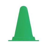 安全興業 ANZEN 安全コーン ミニミニコーン 緑 MMC-G 1本 652-4781（直送品）