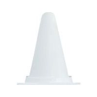 安全興業 ANZEN 安全コーン ミニミニコーン 白 MMC-W 1本 652-4777（直送品）