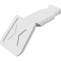 KNIPEX カラーコードクリップ ホワイト(10ピース入り) 0061-10CW 1箱(10個) 677-8577（直送品）