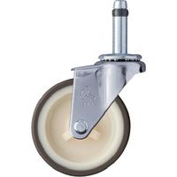 ハンマーキャスター ハンマー 差込み旋回式ウレタン車輪(ナイロンホイール)75mm 420K-UR75 1個 814-1176（直送品）