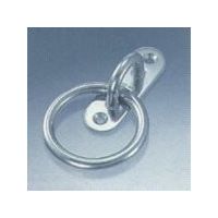 水本機械製作所 水本 ステンレス パッドアイ丸カン 丸カン内径60mm 32mm×100mm PDR-9 1個 849-2169（直送品）