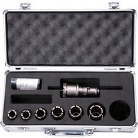 ミヤナガ 深穴ホールソー アルミボックスキット NO.3 ストレートシャンク PCFALBOX3 1個 162-6312（直送品）