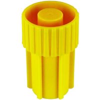 たくみ 重なる鉄筋キャップ イエロー(12個入) 1260 1袋(12個) 567-5000（直送品）