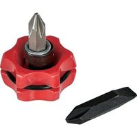 トラスコ中山 TRUSCO 4サイズ対応スタビードライバー ウルトラミニ +1，2，3，ー6兼用ビット付 99-TB 1本 524-2306（直送品）