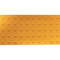 トラスコ中山 TRUSCO 点字マット2連タイプ300mmx600mm(警告タイプ) TTPP-3060 1枚 537-8769（直送品）