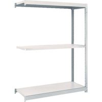 TRUSCO スチールラック M1.5型軽中量棚 1160X445XH900 3段連結 ネオグレー M1.5-3443B NG（直送品）