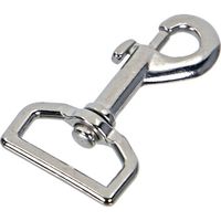 トラスコ中山 TRUSCO ニッケルメッキ スイベルベルトナスカン 53mm ベルト幅21mm SEB-21 1個 556-5406（直送品）