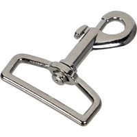 トラスコ中山 TRUSCO ニッケルメッキ スイベルベルトナスカン 53mm SEB