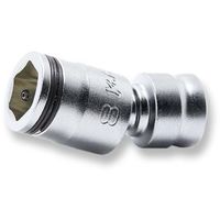 Koーken ZーEAL 1/4(6.35mm)SQ. ナットグリップユニバーサルソケット 10mm 2441MZ-10 1個（直送品）