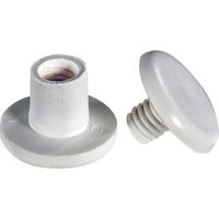 TRUSCO エコねじ マプカ使用・紙素材ねじ 間隔8mm (50組入)頭15mm 穴径7mm MAPKANE-8 1袋(50組)（直送品）