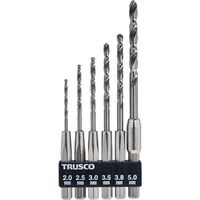 トラスコ中山 TRUSCO 六角軸鉄工ドリル 6本組 T6SDN-6AS 1セット 562-4132（直送品）