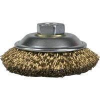 太陽商会 SUNPOWER 鋼線メッキ線ベベルブラシ(黄より線) BN-1 1個 553-1308（直送品）