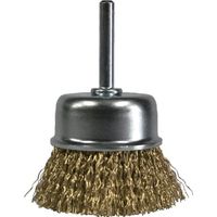 太陽商会 SUNPOWER 鋼線メッキ線軸付カップブラシ(黄より線) SC-61 1個 553-1318（直送品）