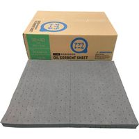 JOHNAN 油吸収材 アブラトール シート 50×40×0.15cm 100枚入(油水兼用) PCA54-1.5 1箱(100枚)（直送品）