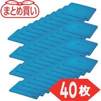 TRUSCO 【まとめ買い】折りたたみコンテナ用梱包材 エコクッション 20L用 ブルー 40枚 TBC20LB40P（直送品）