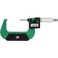 新潟精機 SK デジタル外側マイクロメータ QEM133ー75 測定範囲50~75mm 1台 597-8838（直送品）