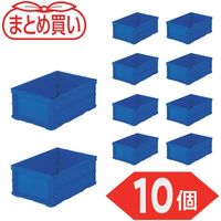 TRUSCO 【まとめ買い】オリコン 薄型折りたたみコンテナ 30L ダークブルー 10個 TR-O30B-DB-10P 1セット(10個)（直送品）