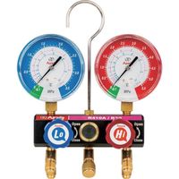 アサダ ボールバルブ式マニホールドADキット R410A、R32 ケース付 92cm AM114C 1セット 554-3995（直送品）