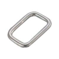 水本機械製作所 水本 ステンレス 四角リンク 線径6mm内幅25mm RQ-6-50 1個 849-2419（直送品）