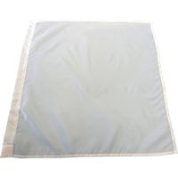 ミズケイ 「旗めくんです。」白旗<45cm×45cm> 8014000 1枚 524-2300（直送品）